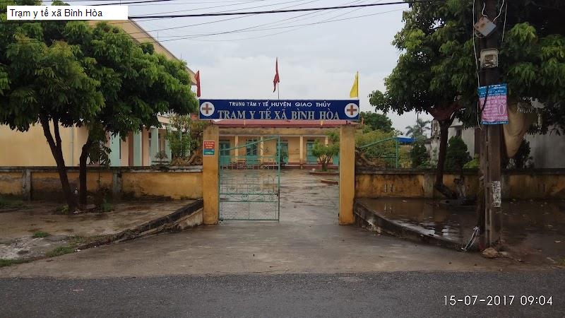 Trạm y tế xã Bình Hòa
