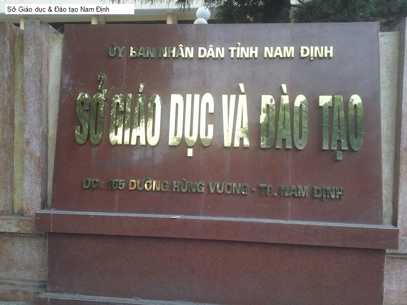 Sở Giáo dục & Đào tạo Nam Định